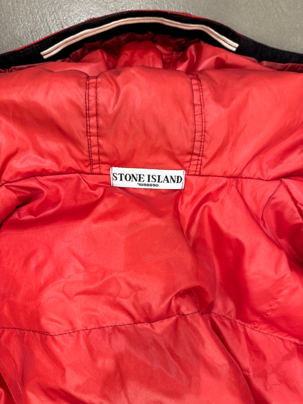 2007 Stone Island mesh badge down jacket