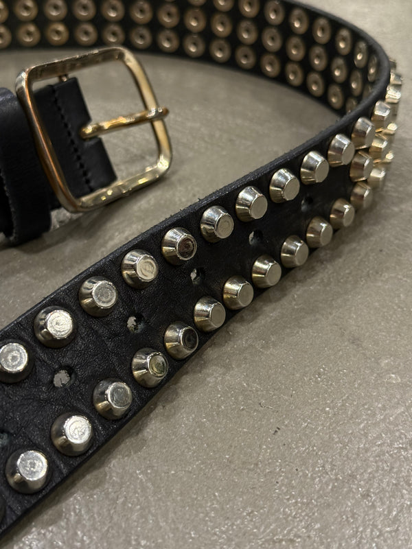 2000s Dsquared2 studded leather belt