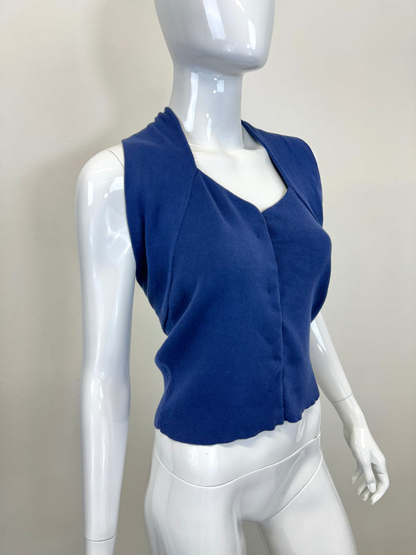 A/W 2007 Maison Margiela deconstructed faux sleeves scarf cardigan top