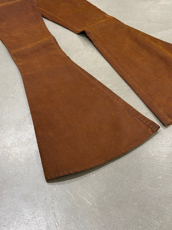 2000s Jean Paul Gaultier corduroy extra flared low rise pants