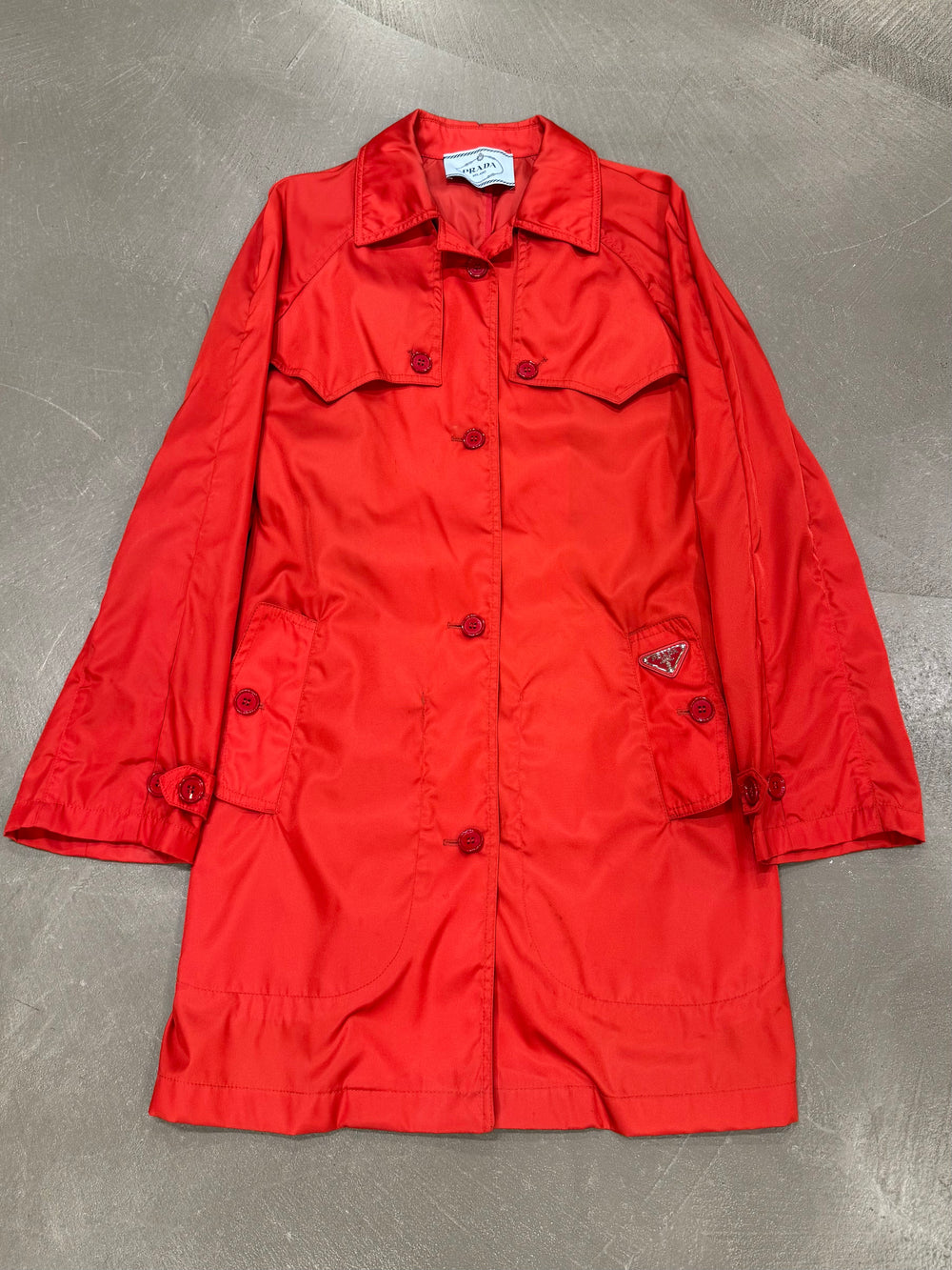 2010 Prada technical nylon coat