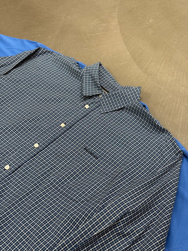 2018 Balenciaga hybrid 2 in 1 shirt t-shirt
