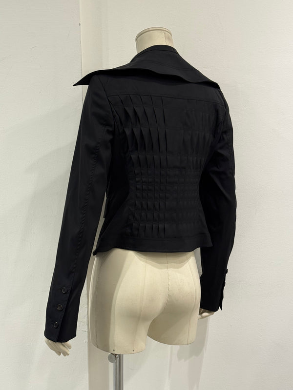 A/W2003 Gucci by Tom Ford structured wide collar tailored jacket