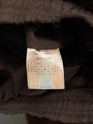 2005 Christian Dior by John Galliano knit sleeve hybrid jacket with fur lining