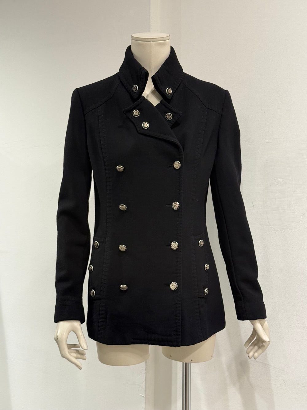 2000s Dolce & Gabbana military double breasted jacket