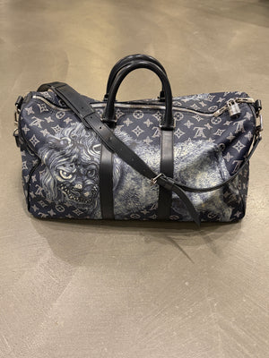 2017 Louis Vuitton x Chapman Brothers Savannah canvas Keepall 45