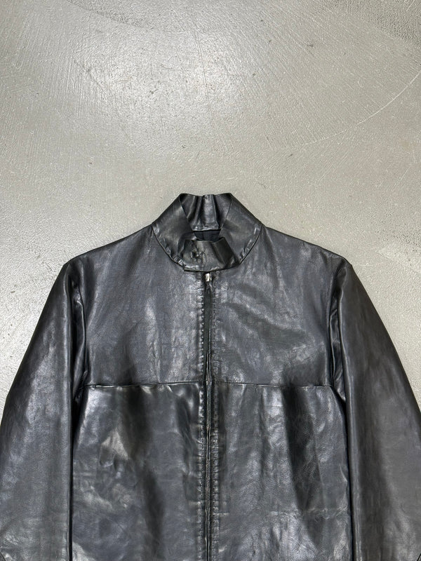 Maurizio Amedei MA+ scar-stitch horse leather jacket