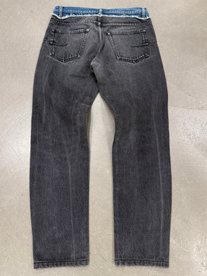 A/W2006 Dior by Hedi cummerbund jeans