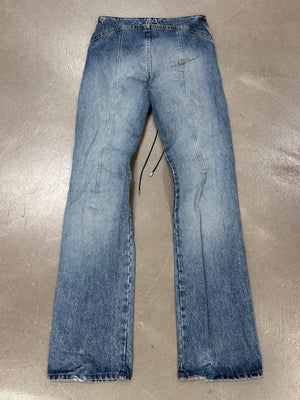 2000s Roberto Cavalli lace-up jeans
