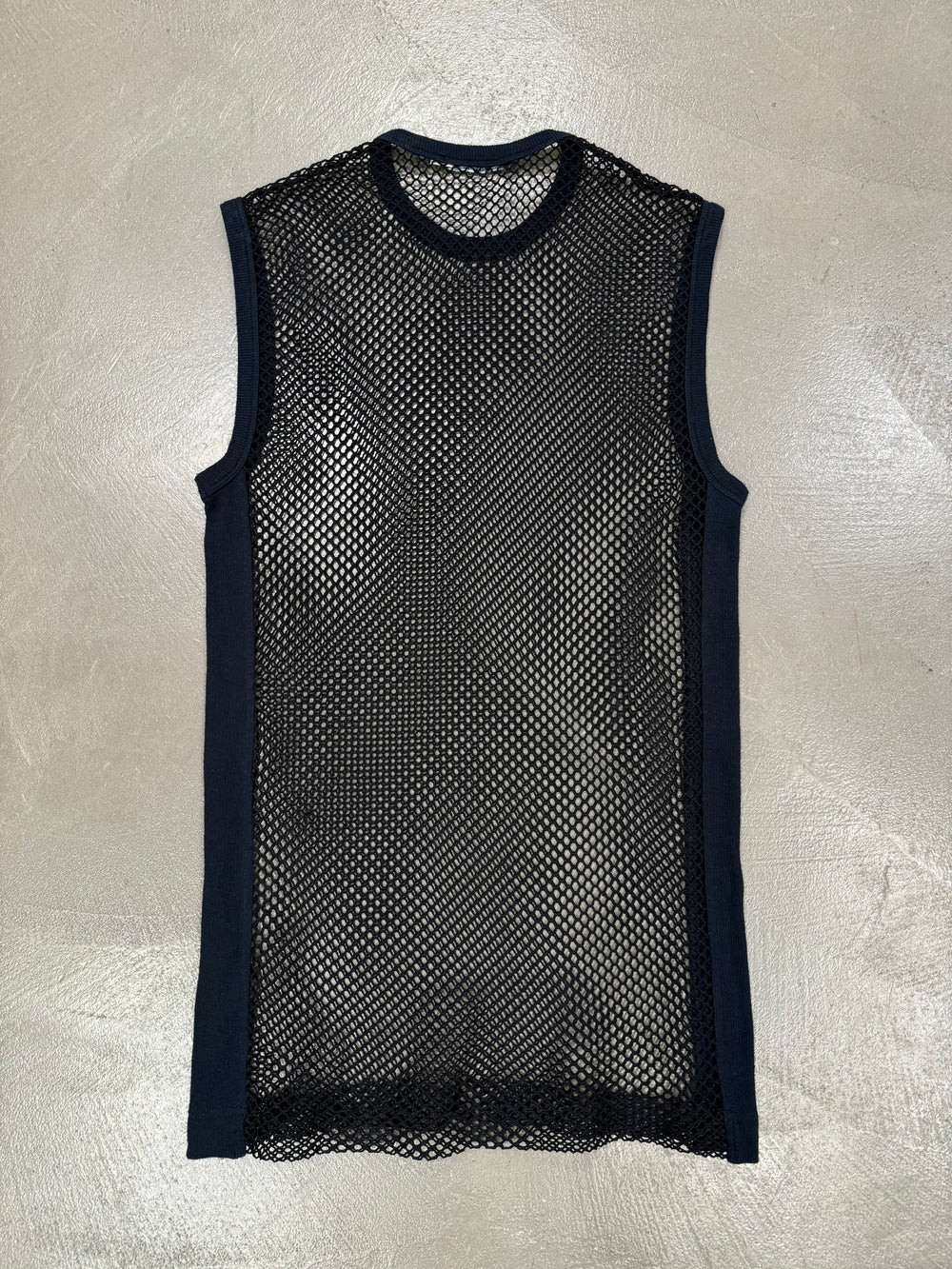 S/S2003 Dolce & Gabbana fishnet tank top