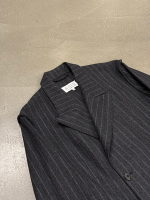 A/W2020 Maison Margiela pinstripe wool double breasted jacket