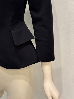 2012 Alexander McQueen sculptural wool blazer
