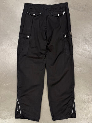 2000s Dolce & Gabbana double ankle zipper cargo pants