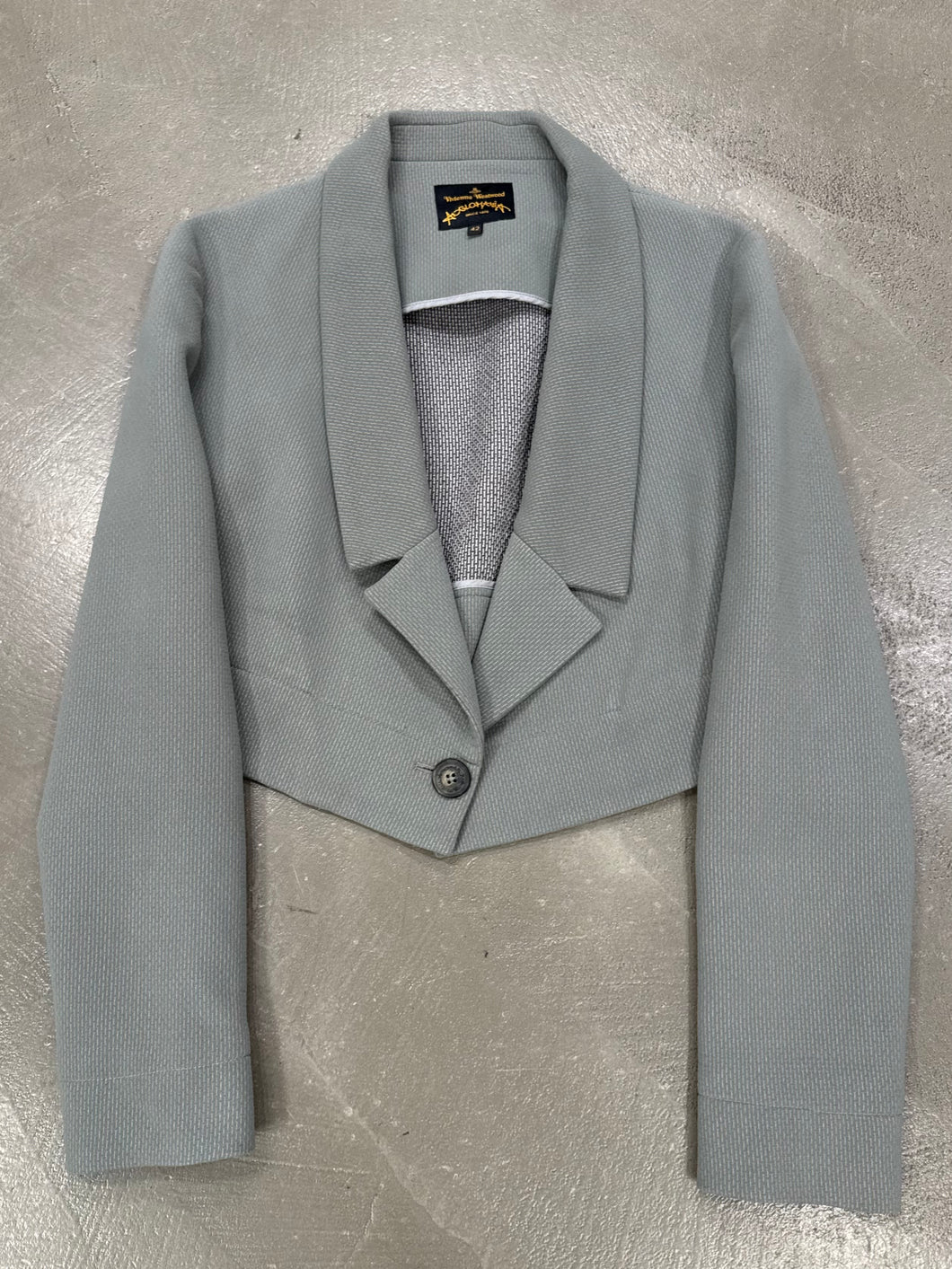 SS2014 Vivienne Westwood Anglomania cropped blazer
