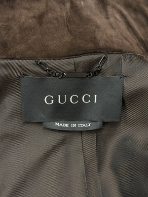 A/W2001 Gucci by Tom Ford long suede coat