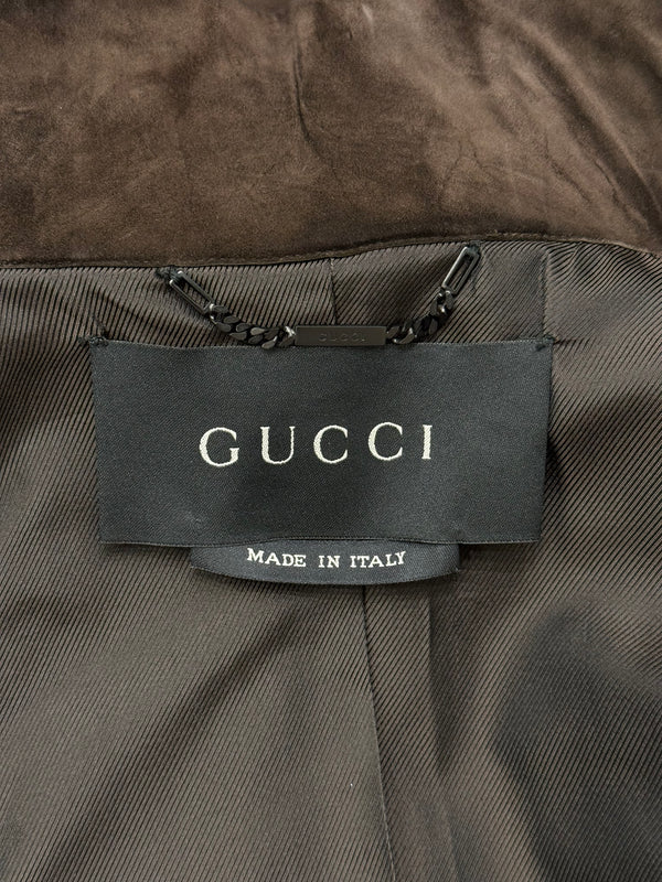 A/W2001 Gucci by Tom Ford long suede coat