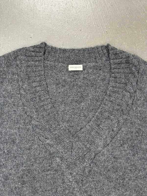 2010s Dries Van Noten alpaca & wool knit