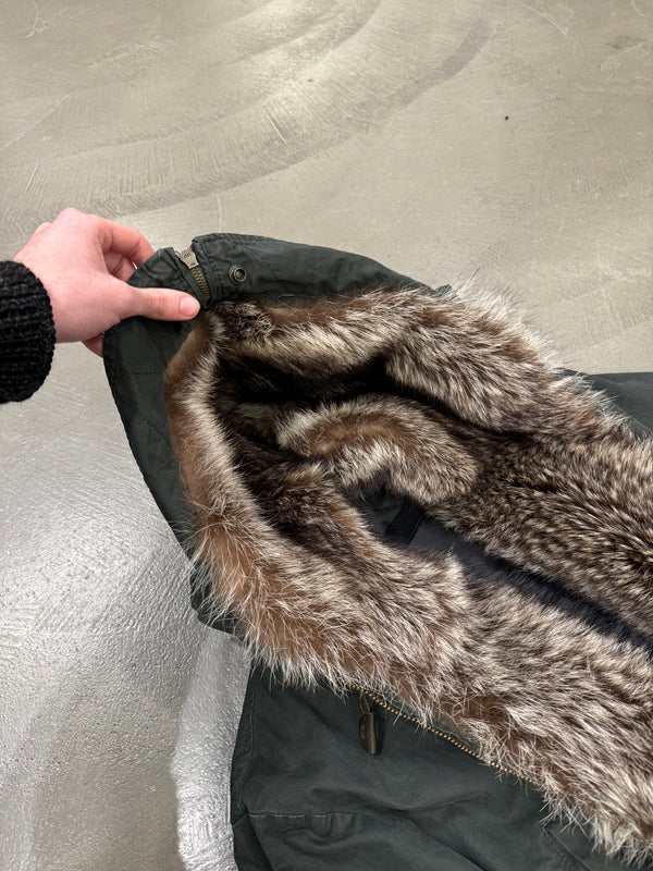 2010s Ermanno Scervino "Kanye" real marmot fur parka