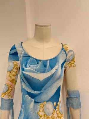S/S2001 Roberto Cavalli Elizabeth Taylor eye top