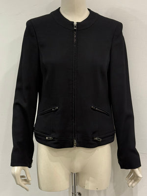 1990s Versace Medusa-lined zip-up multi zipper set