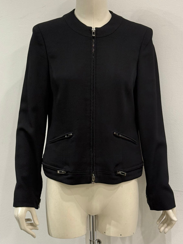 1990s Versace Medusa-lined zip-up multi zipper set