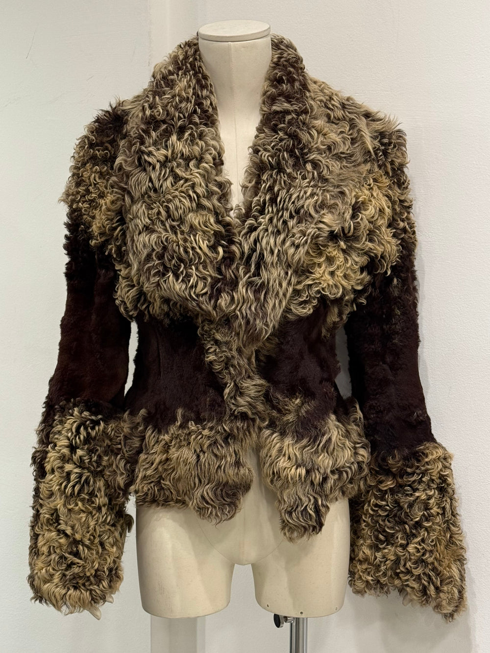 A/W1999 Roberto Cavalli Mongolian lamb fur jacket
