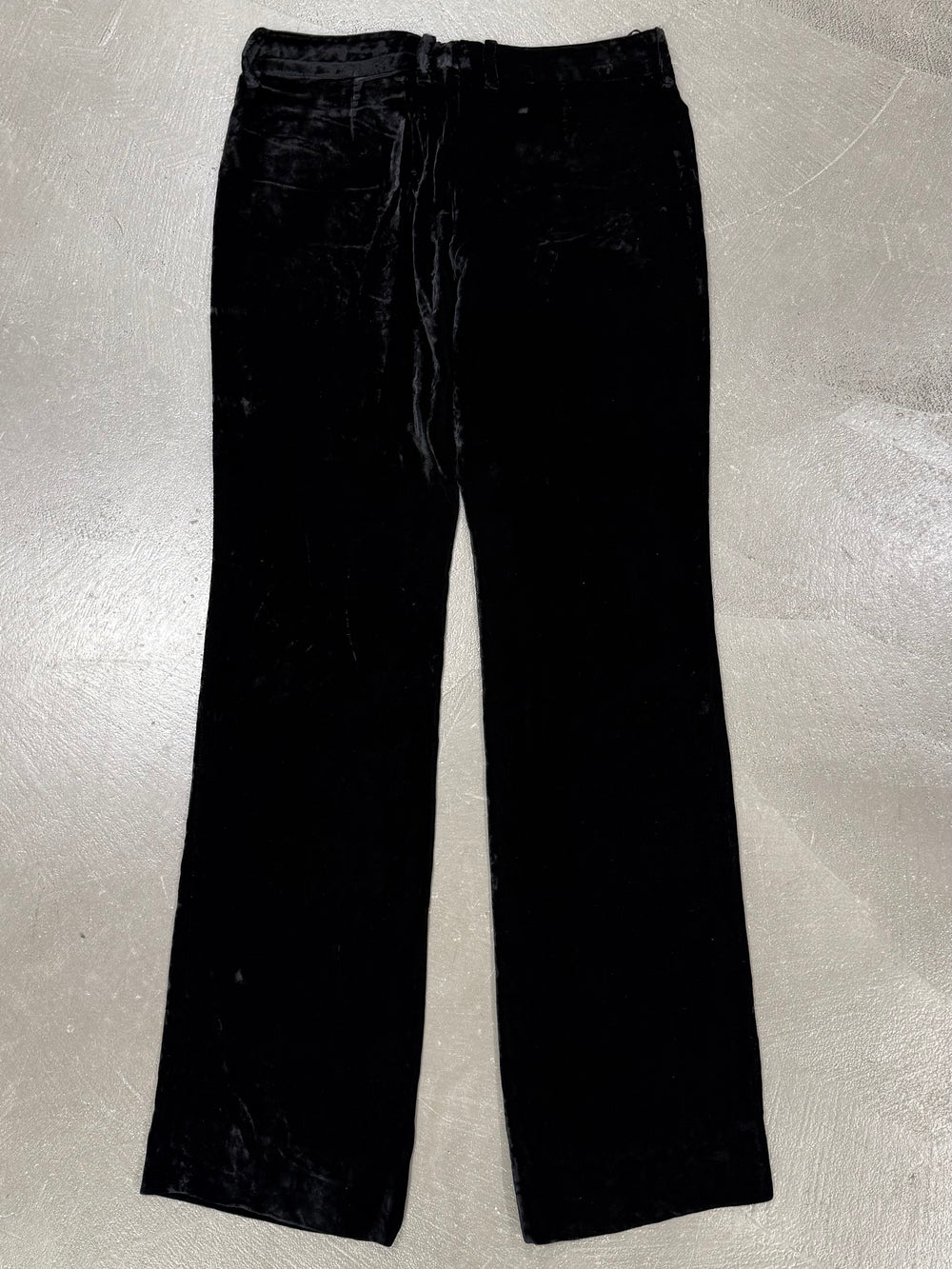 A/W2004 Gucci by Tom Ford crushed velvet pants