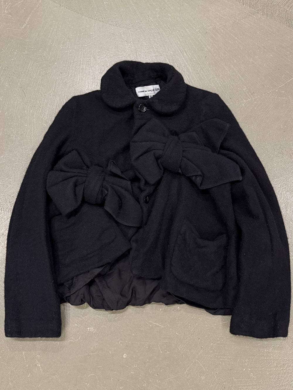 2020s Comme des Garçons deconstructed knots jacket