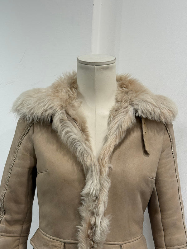 2000s Roberto Cavalli shearling fur jacket