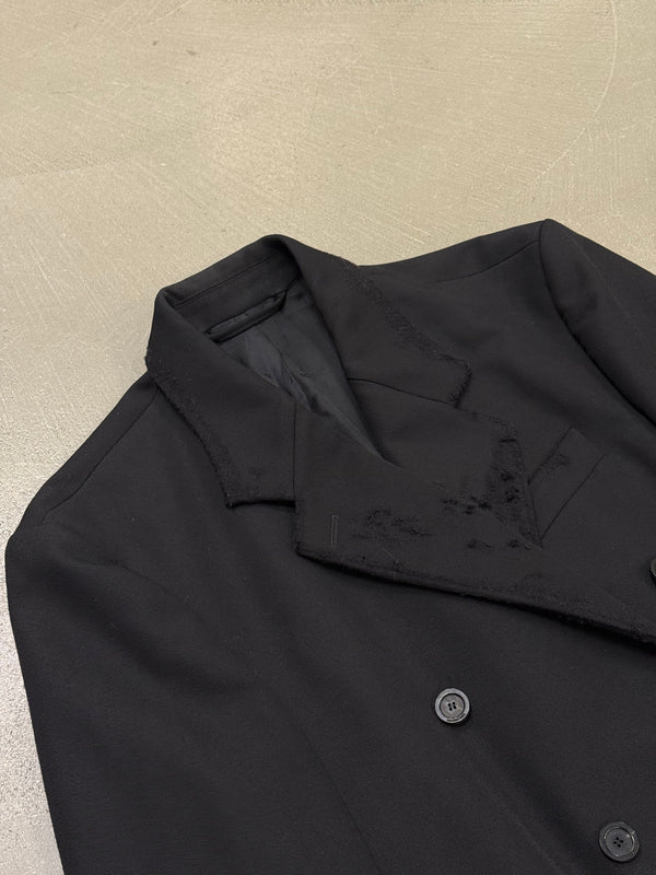 2022 Balenciaga distressed double-breasted blazer