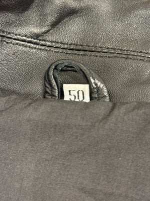 S/S2004 Helmut Lang Dragonfly cutout elbow leather biker jacket