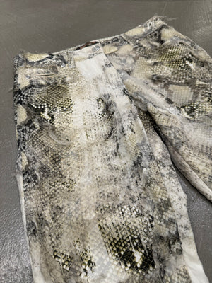 2001 Roberto Cavalli snake skin pants