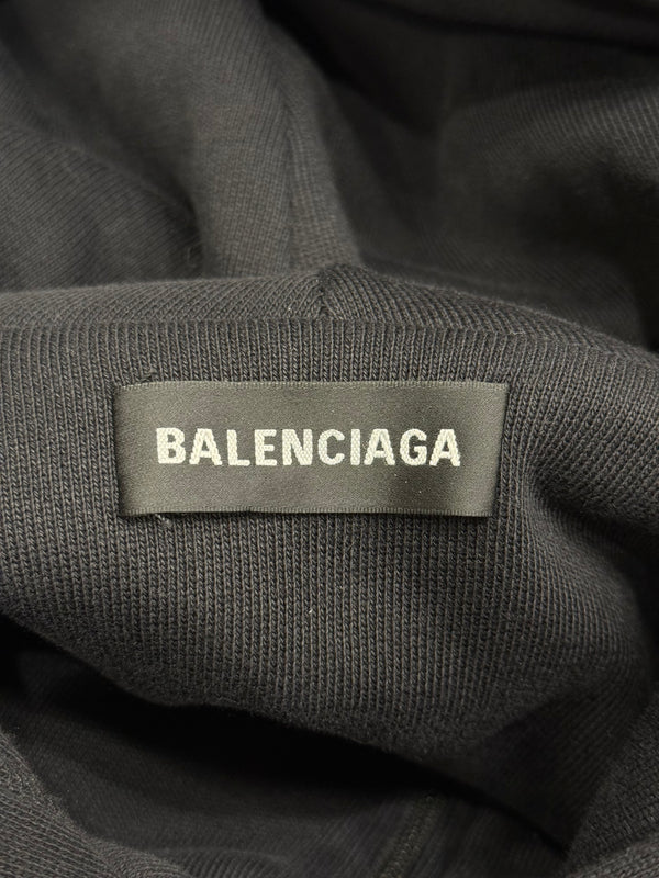 2018 Balenciaga double layer hybrid denim jacket