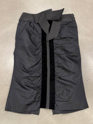 2002 Yves Saint Laurent by Tom Ford velvet silk skirt
