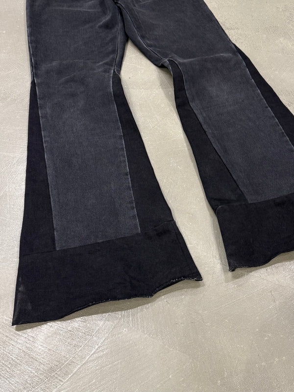 S/S 2021 Raf Simons flared patchwork jeans