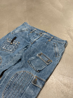 2000s Dolce & Gabbana denim cargo jeans