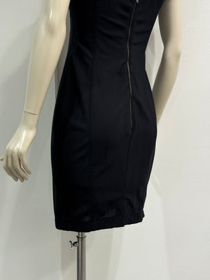 2000s Dolce & Gabbana sheer midi dress