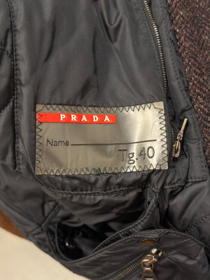 2000s Prada hooded field wood jacket