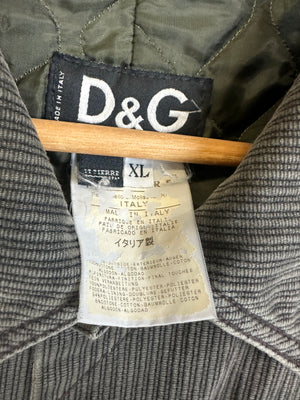 AW2003 Dolce & Gabbana hybrid hunting cargo jacket