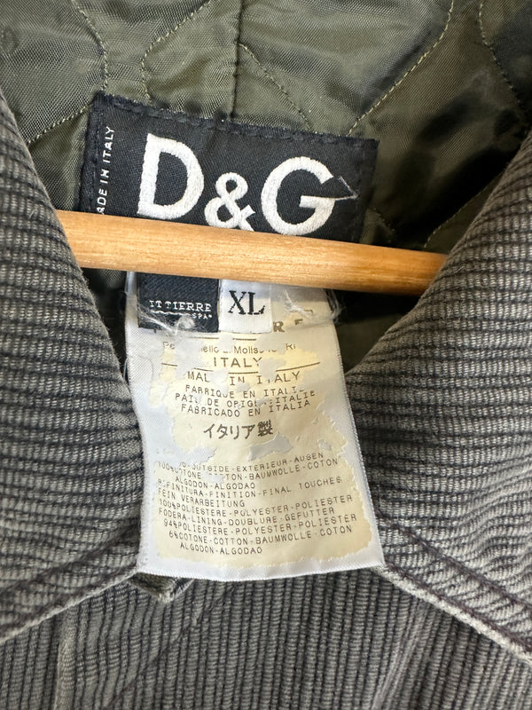 AW2003 Dolce & Gabbana hybrid hunting cargo jacket