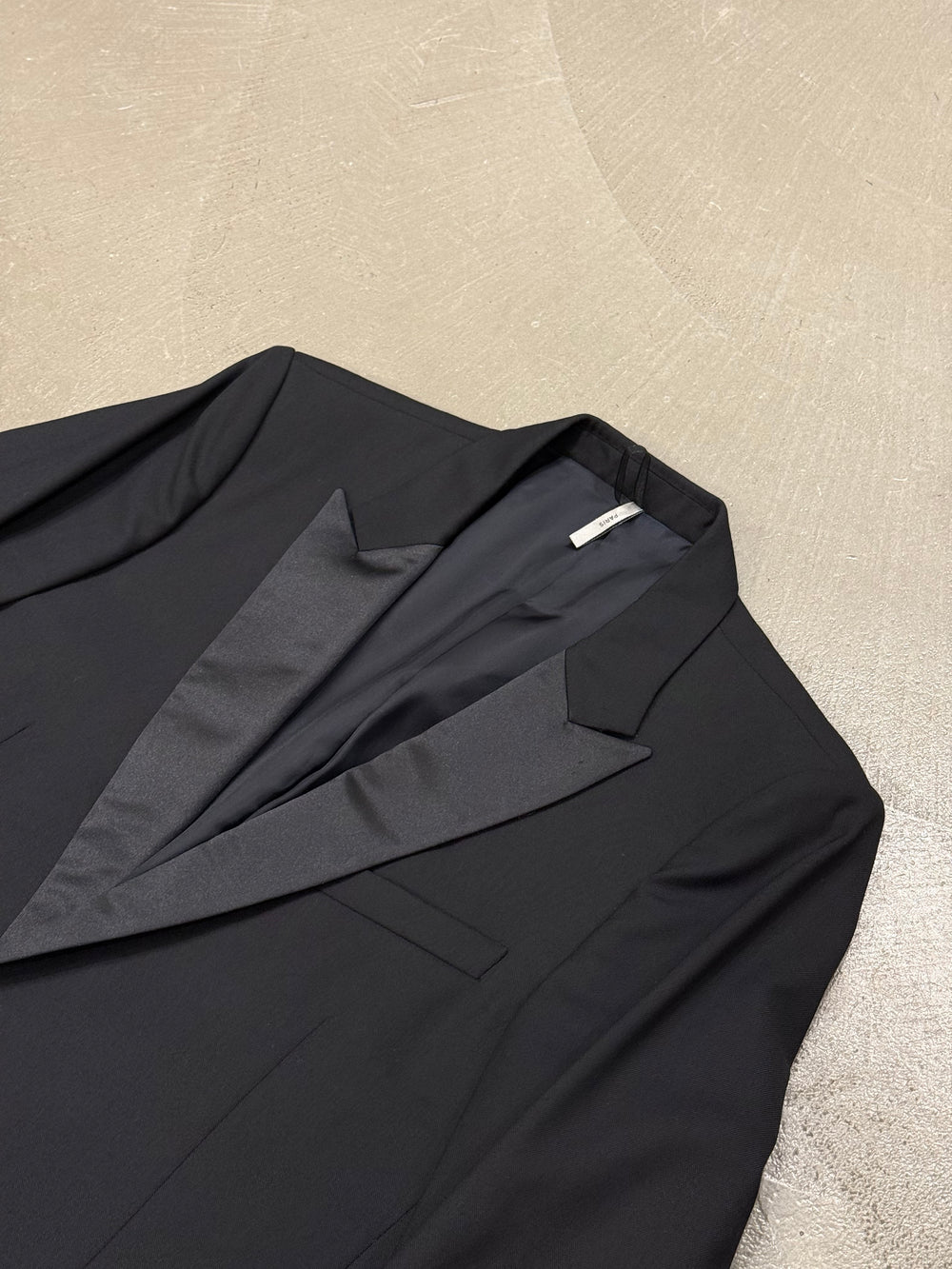 2013 Dior Homme silk shawl-lapels tuxedo blazer jacket