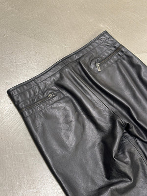 1990s Dirk Bikkembergs all around zipper leather pants