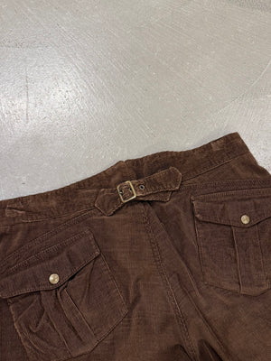 A/W2002 Dolce & Gabbana runway corduroy cargo shorts