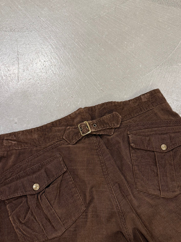 A/W2002 Dolce & Gabbana runway corduroy cargo shorts