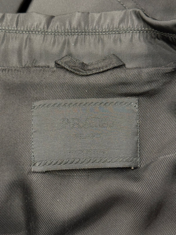 1990s Prada black technical nylon jacket
