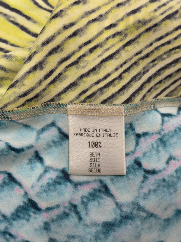 S/S2001 Roberto Cavalli runway psychedelic dress