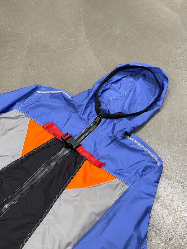 S/S2017 Prada Linea Rossa color block windbreaker jacket