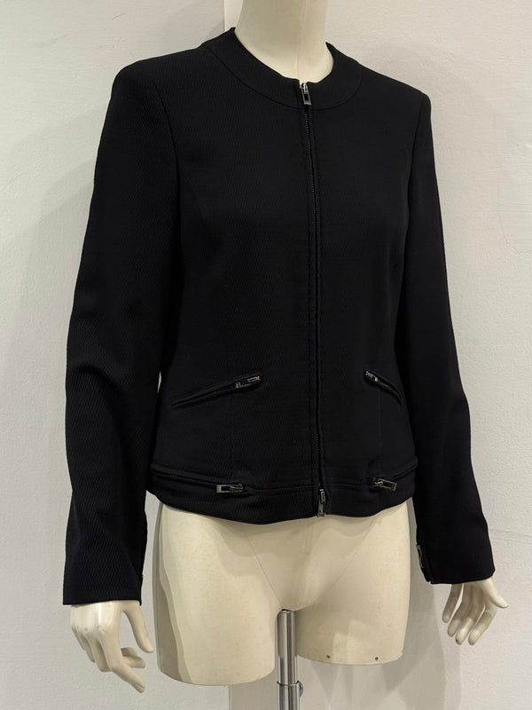 1990s Versace Medusa-lined zip-up multi zipper set