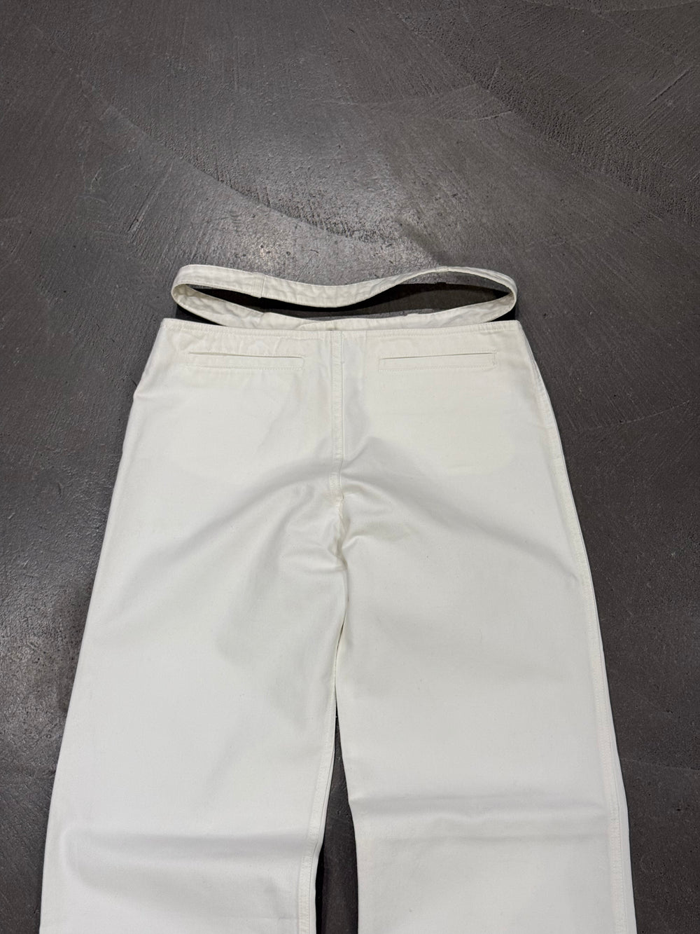 2001 Gucci by Tom Ford cut-out waist denim