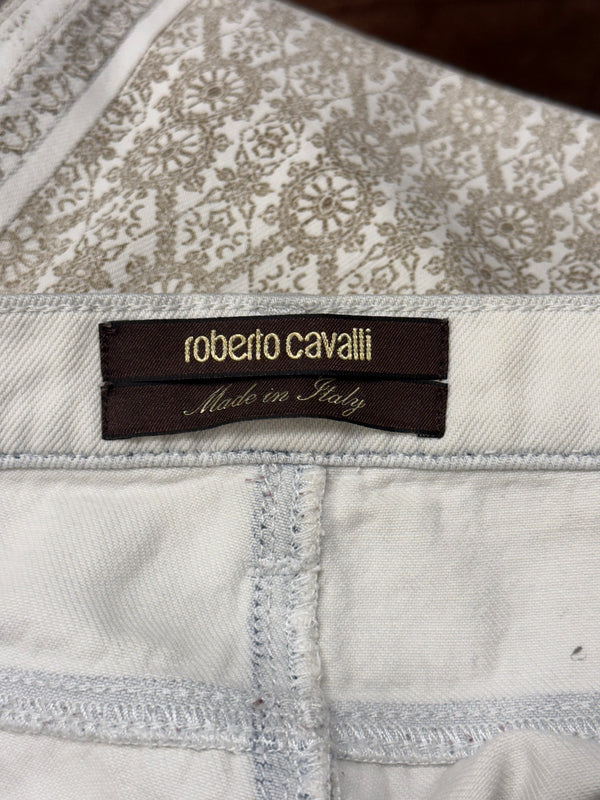 2010s Roberto Cavalli printed jeans